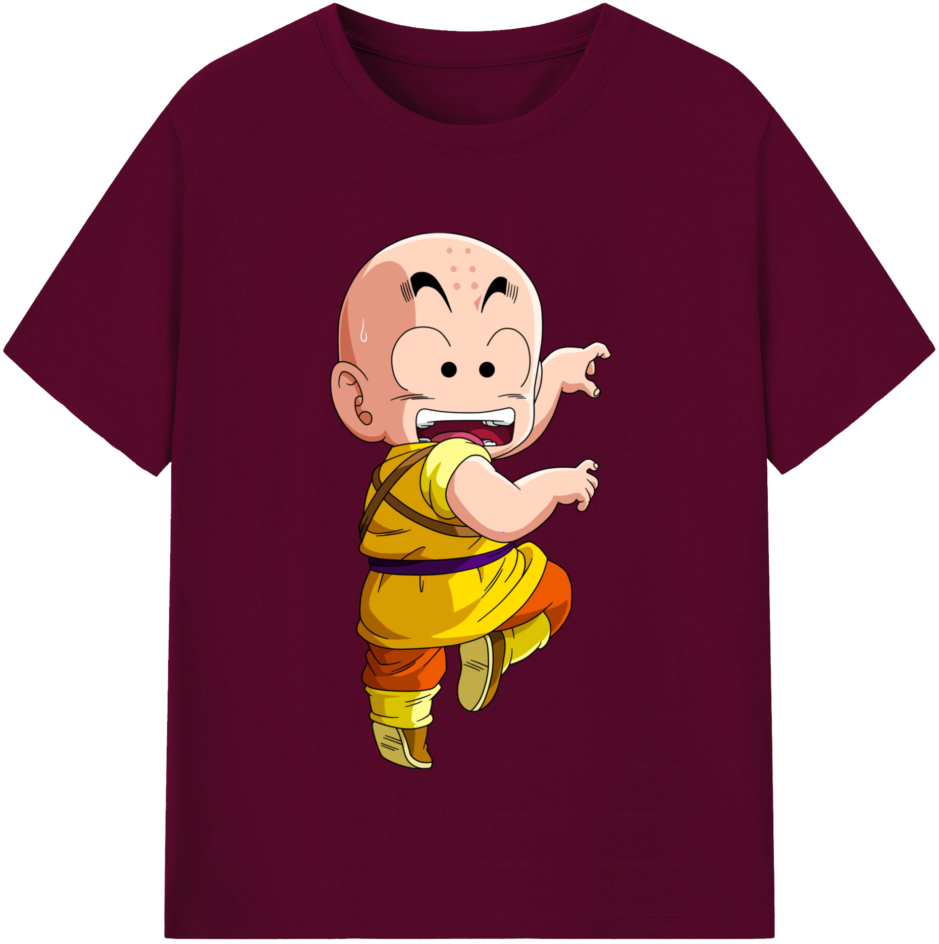 （画像用） ドラゴンボール クリリン DRAGON BALL krillin レディースカジュアルプリントTシャツ（綿100％）